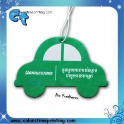 Customized paper car air freshener