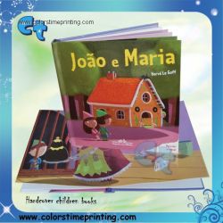 Hardcover book children board book offset printing